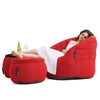 Wing Ottoman Crimson Vibe (Sunbrella) Utendørs saccosekk