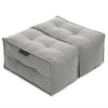Twin Ottoman Modulsofa Keystone Gray Innedørs modulsofa
