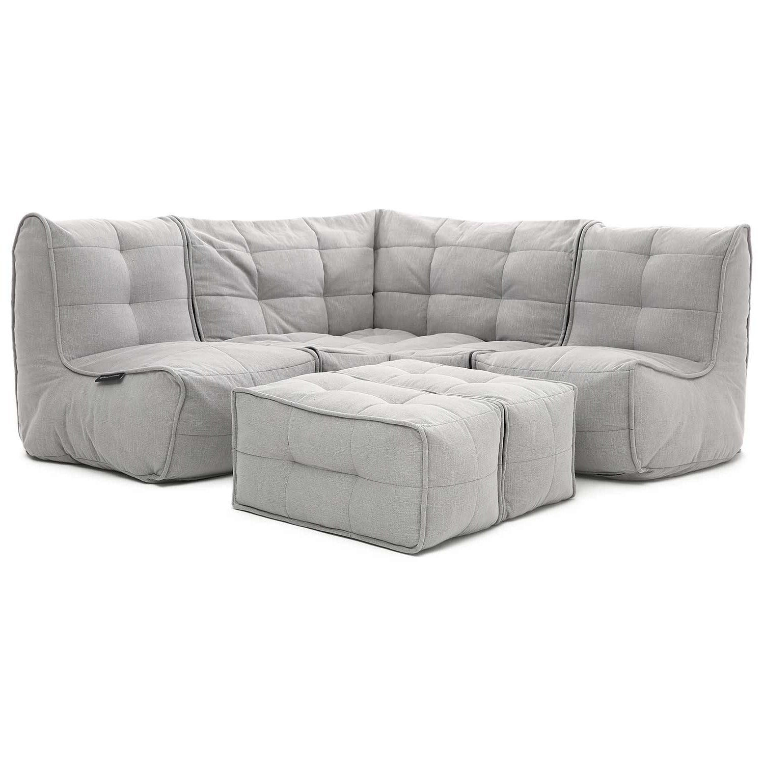Mod 4 Corner Deluxe Modulsofa Keystone Gray Innedørs modulsofa