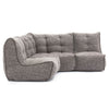 Mod 3 Cozy Corner Modulsofa Luscious Gray Innedørs modulsofa