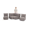 Mod 3 Cozy Corner Modulsofa Luscious Gray Innedørs modulsofa