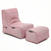 Evolution Chaise Sett Deluxe Raspberry Polo Utendørs sett