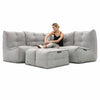 Mod 4 Corner Deluxe Modulsofa Keystone Gray Innedørs modulsofa